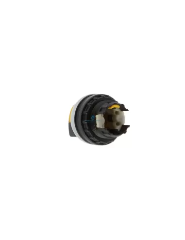 Selector de palanca iluminado amarillo Eaton M22-wlk-y con 2 posiciones de impulso